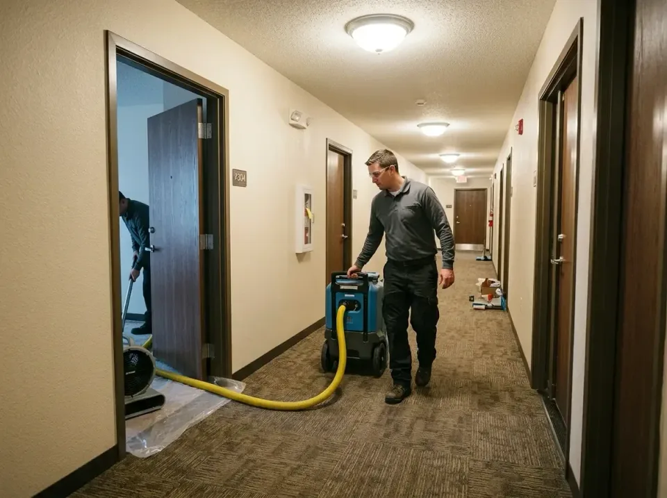 Dehumidifier — Apartment Hallway